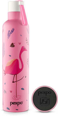 pexpo 750 ml Steel Flask(Pack of 1, Pink)