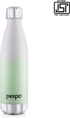 pexpo 500 ml Steel Flask(Pack of 1, Green)