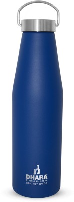 Dhara Stainless Steel YES 24 PLUS Hot or Cold Vacuum Insulated Thermosteel Flask 1000 ml Bottle(Pack of 1, Blue, Steel)