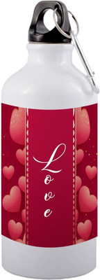 SANNO WORLD 600 ml Aluminium Bottle(Pack of 2, White)