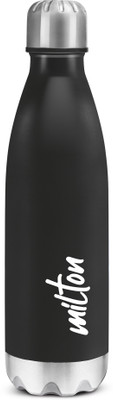 MILTON 870 ml Steel Bottle(Pack of 1, Black)