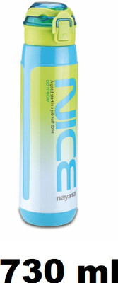 NAYASA 730 ml Steel Bottle(Pack of 1, Light Blue)