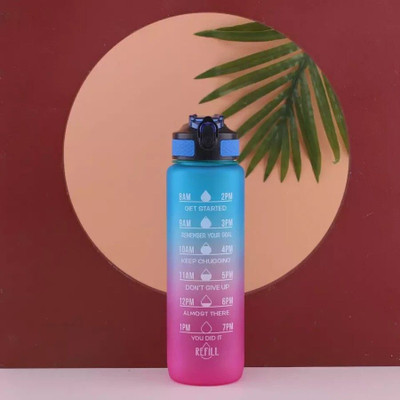 Paradox 1000 ml Plastic, Silicone Bottle(Pack of 1, Multicolor)