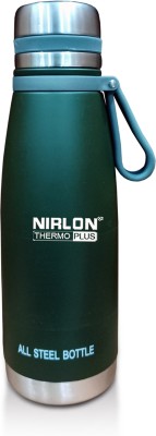 NIRLON HYDRA Double Wall Stainless Steel Hot & Cold Vacuum Bottle Flask 800 ml Bottle(Pack of 1, Green, Steel)