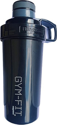 NAYASA 750 ml PET Shaker(Pack of 1, Black)
