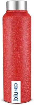 BluNeo 1000 ml Steel Bottle(Pack of 1, Red)