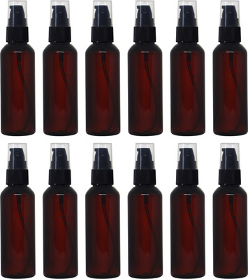 nsb herbals 50 ml PET Bottle(Pack of 12, Brown, Black)