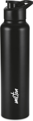MILTON 980 ml Steel Bottle(Pack of 1, Black)