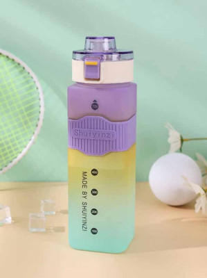 HomeFast 720 ml Plastic Shaker(Pack of 1, Purple)