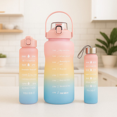 Luvae 3200 ml Plastic Sipper(Pack of 3, Multicolor)