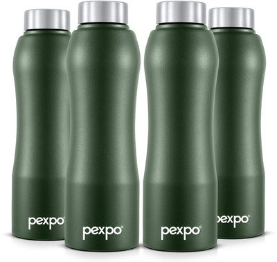 pexpo 750 ml Steel Bottle(Pack of 4, Green)