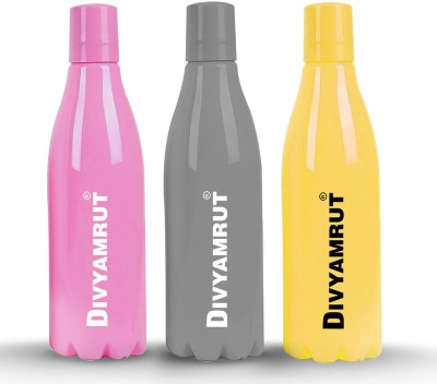 DIVYAMRUT PINK & GRAY & YELLOW 1000 ml Bottle(Pack of 3, Pink, Plastic)