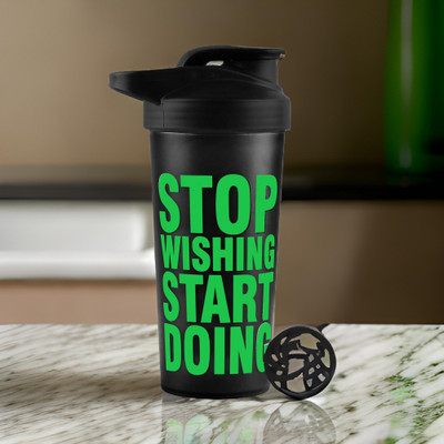 TRUE INDIAN 700 ml Plastic Shaker(Pack of 1, Green)