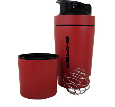 SHIFTER 750 ml Steel Shaker(Pack of 1, Red)