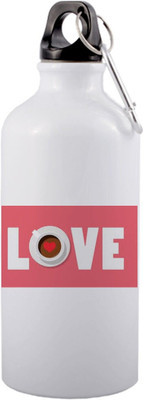 EchoPrints 650 ml Aluminium Sipper(Pack of 1, White)