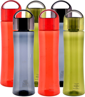KUBER INDUSTRIES 1000 ml Plastic Bottle(Pack of 6, Multicolor)