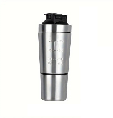 ShopiMoz 750 ml Steel Shaker(Pack of 1, Silver)