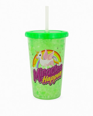 Pure Heaven 500 ml Glass Sipper(Pack of 1, Green)