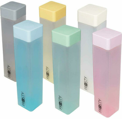 FROSTY 1000 ml Plastic Bottle(Pack of 6, Pink, White, Yellow)