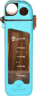 Prem Households 350 ml Plastic Bottle(Pack of 1, Blue)