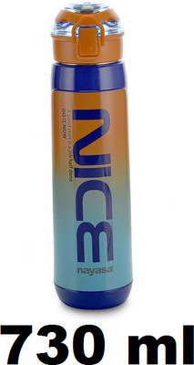 NAYASA 730 ml Steel Bottle(Pack of 1, Purple)