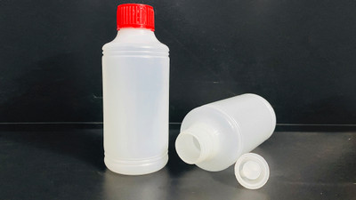Glaze Plastic 100 ml wide mouth extra large bottle(pack of 12 PC) 100 ml Bottle(Pack of 12, White, Plastic)