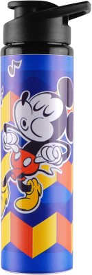 DISNEY Mickey Mouse Water Bottle 750 ml Bottle(Pack of 1, Blue, Multicolor, Steel, Plastic)