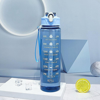 vintaze 900 ml Silicone Shaker(Pack of 1, Light Blue)