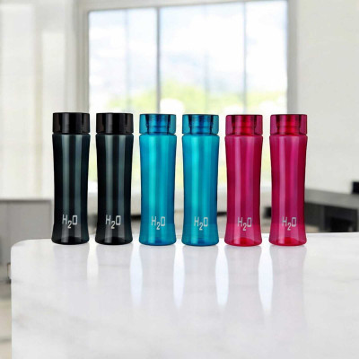 orsale plastic 1000 ml Plastic Bottle(Pack of 6, Multicolor)