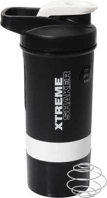 Jaypee Plus 500 ml Plastic Shaker(Pack of 1, White, Black)