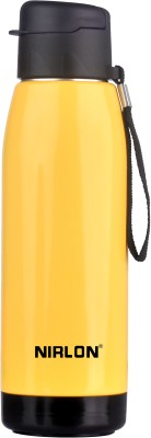 NIRLON ELECTRO PU Insulated Stainless Steel Inner Side Set Of 1 750 ml Bottle(Pack of 1, Yellow, Steel)