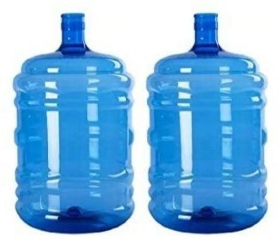 BD Enterprises Plastic Water Dispenser Bottle 20L+20L 40000 ml Bottle(Pack of 2, Blue, Plastic)