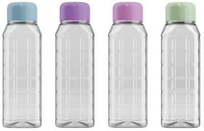 KOLORR 500 ml Plastic Bottle(Pack of 4, White)