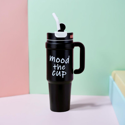 Daffodil lifestyle 900 ml Stainless Steel, PET Sipper(Pack of 1, Black)