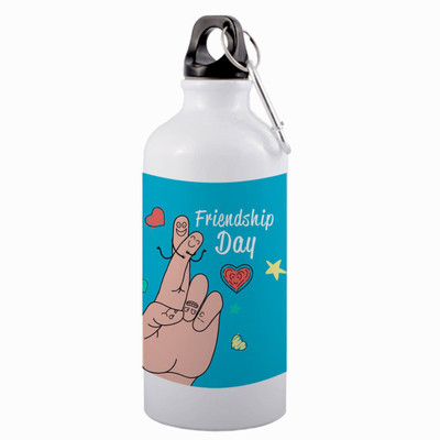 COLOR YARD 600 ml Aluminium Sipper(Pack of 1, White)