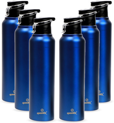 SPEEDEX 1000 ml Steel Sipper(Pack of 6, Blue)