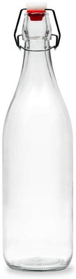 Glassbunyy 1000 ml Glass Bottle(Pack of 1, Clear)