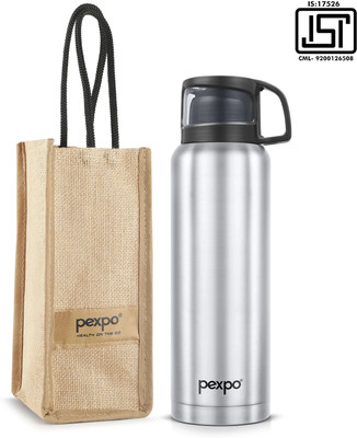pexpo 1500 ml Steel Flask(Pack of 1, Silver)