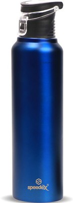 SPEEDEX Stainless Steel Water Bottle for fridge School Gym Home office Travel Boys Girls 1000 ml Bottle(Pack of 1, Blue, Steel)