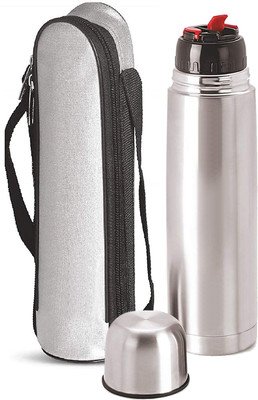 KUBER INDUSTRIES 500 ml Steel Flask(Pack of 1, Silver)