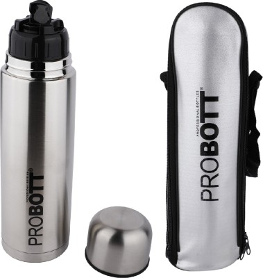 PROBOTT Thermosteel Vacuum Flask Hot & Cold Water Bottle 500 ml Flask(Pack of 1, Silver, Steel)