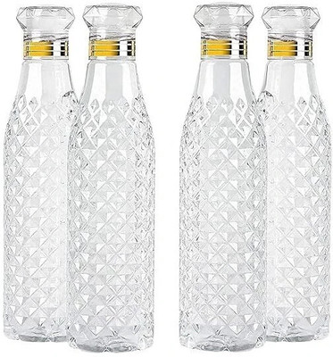 DN Enterprises 1000 ml PET Bottle(Pack of 4, Clear)