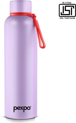 pexpo Bravo Hot and Cold ISI Certified Vacuum insulated Water Bottle 1000 ml Flask(Pack of 1, Purple, Steel)