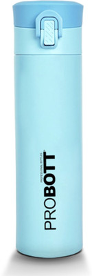 PROBOTT Thermosteel Gliter Hot and Cold Vacuum Flask 300 ml Flask(Pack of 1, Blue, Steel)