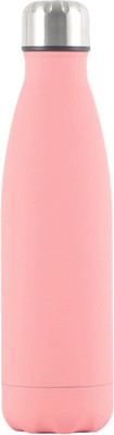 3D METRO SUPER STORE 500 ml Steel Flask(Pack of 1, Pink)