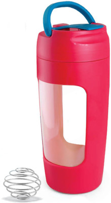 POGON 700 ml Plastic, PET Shaker(Pack of 1, Red)