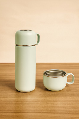 Ecoworld 500 ml Stainless Steel Flask(Pack of 1, Green)