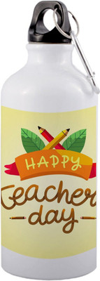 HeartInk 750 ml Aluminium Bottle(Pack of 2, White)