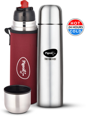 Pigeon Bullet Therminox 350 Ml Flask  (Pack Of 1, Silver, Steel) For Rs. 399 @ 45 %