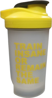 Elite Sports SKB 400 ml Plastic Shaker(Pack of 1, Yellow)